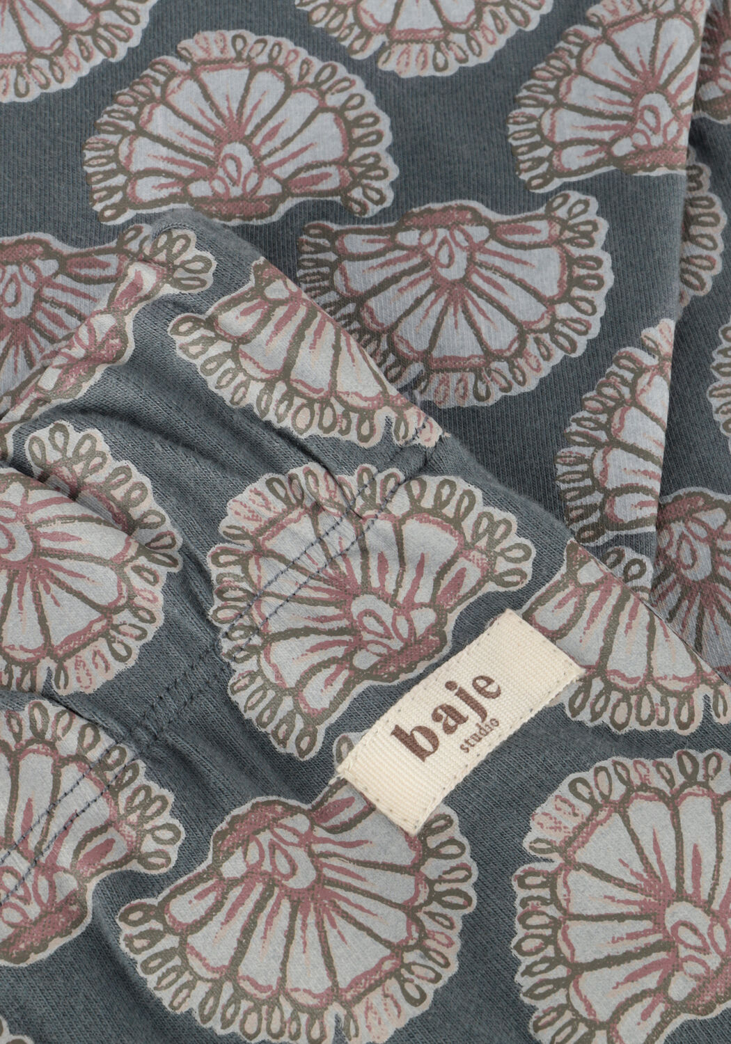 Blauwe BAJE STUDIO Flared broek LUZIA - large