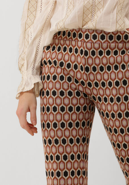 Multi SUMMUM Flared broek TROUSERS HONEYCOMB JACQUARD - large
