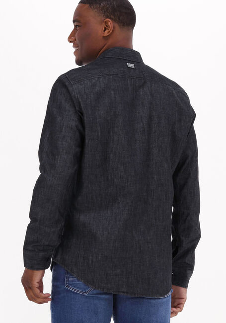 Zwarte G-STAR RAW Casual overhemd MARINE SLIM SHIRT L/S - large