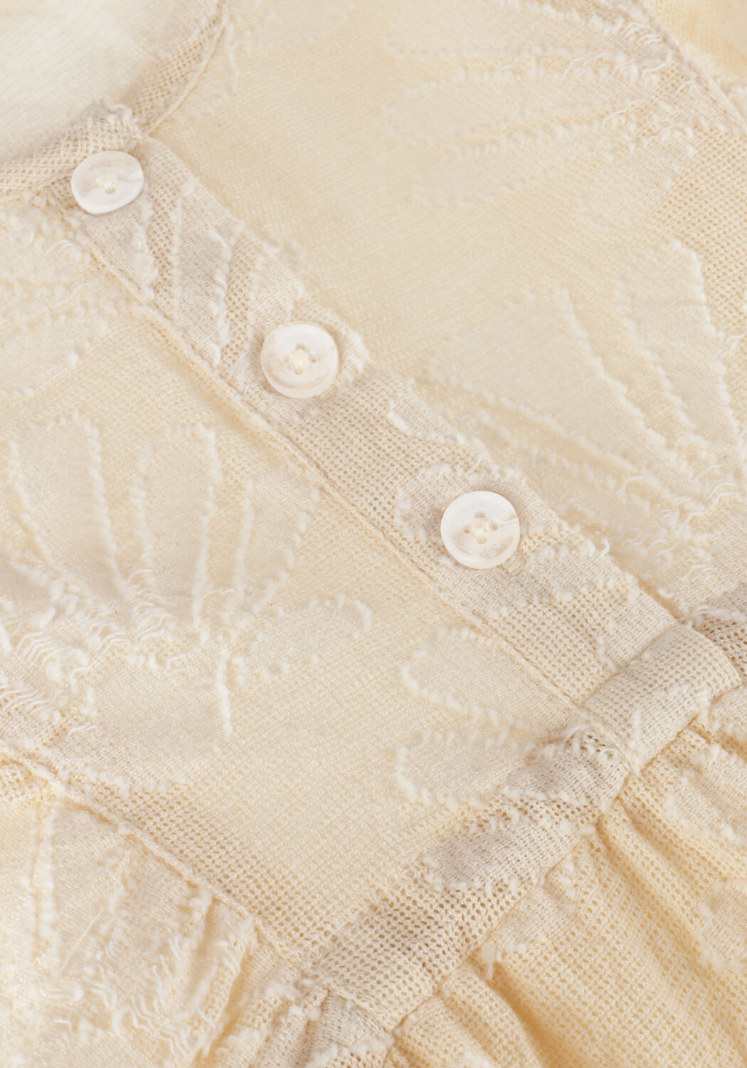 Gebroken wit BAJE STUDIO Mini jurk MUZE - large