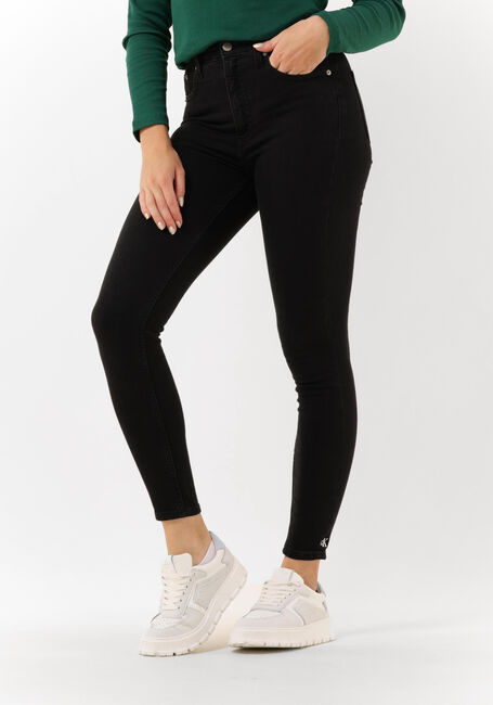 Zwarte CALVIN KLEIN Skinny jeans HIGH RISE SUPER SKINNY ANKLE - large