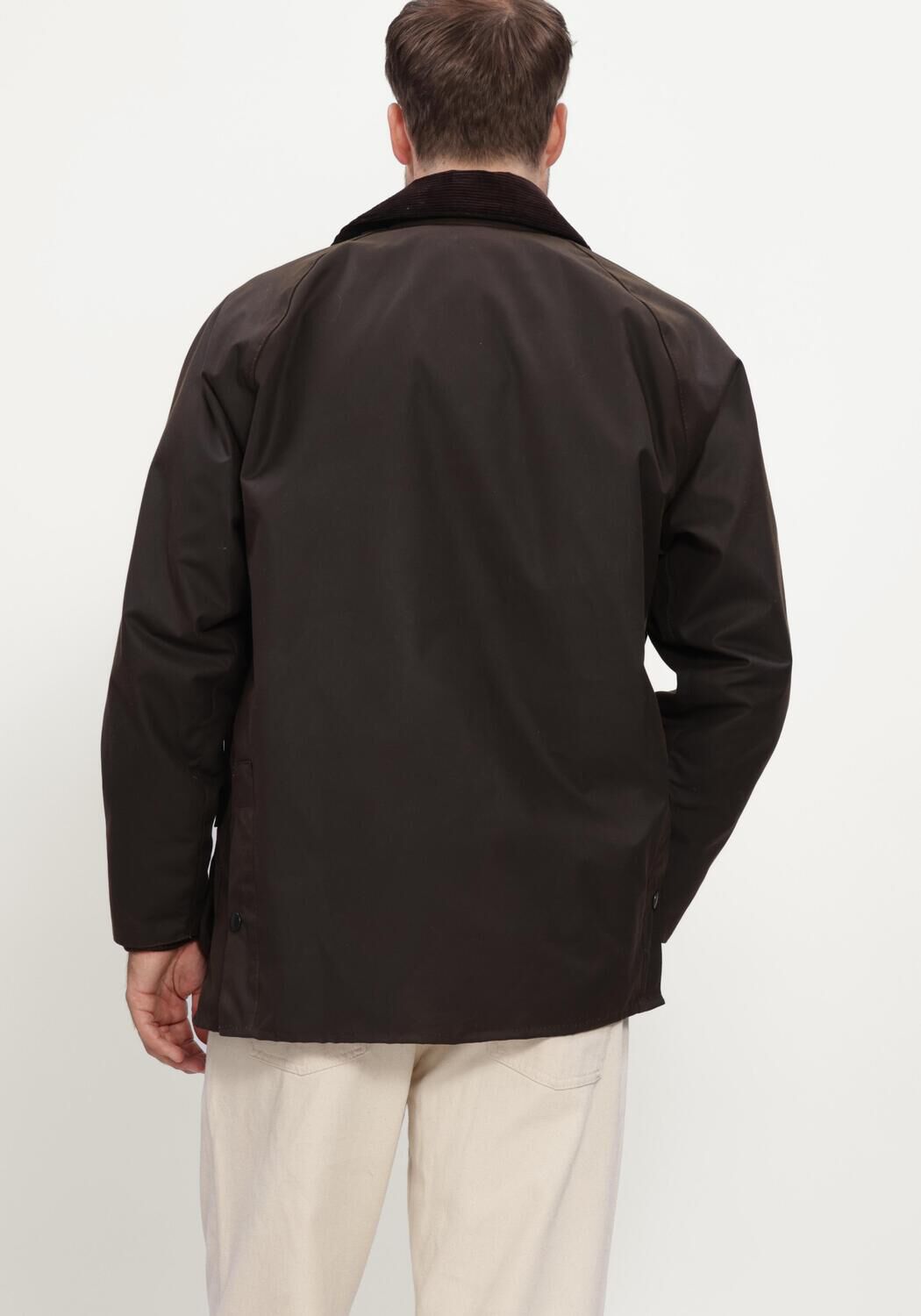 Groene BARBOUR Jack CLASSIC BEDALE WAX JACKET JACKETS - large