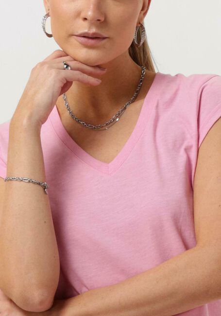 Roze CC HEART T-shirt CC HEART BASIC V-NECK T-SHIRT - large