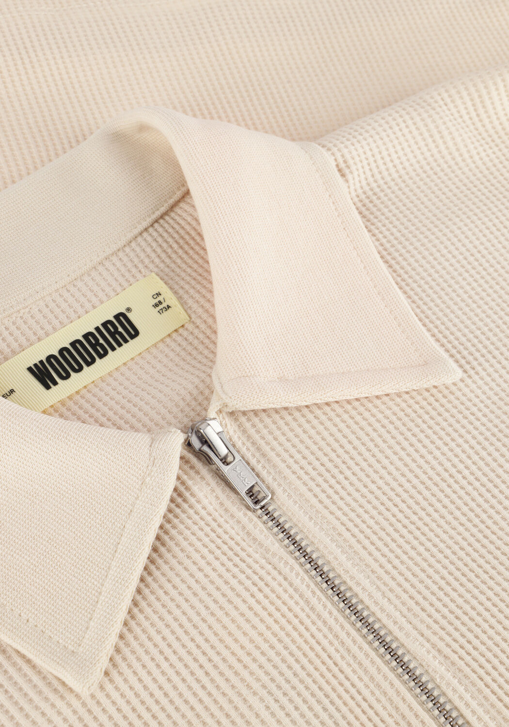 Zand WOODBIRD Polo WBALTER WAFFEL POLO - large