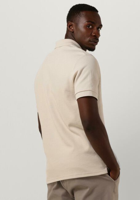 Beige LYLE & SCOTT Polo CUFFED POLO - large