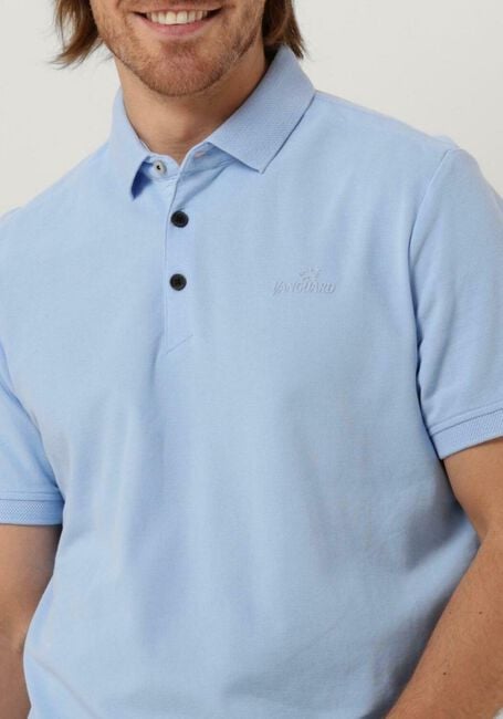 Lichtblauwe VANGUARD Polo SHORT SLEEVE POLO PIQUE - large