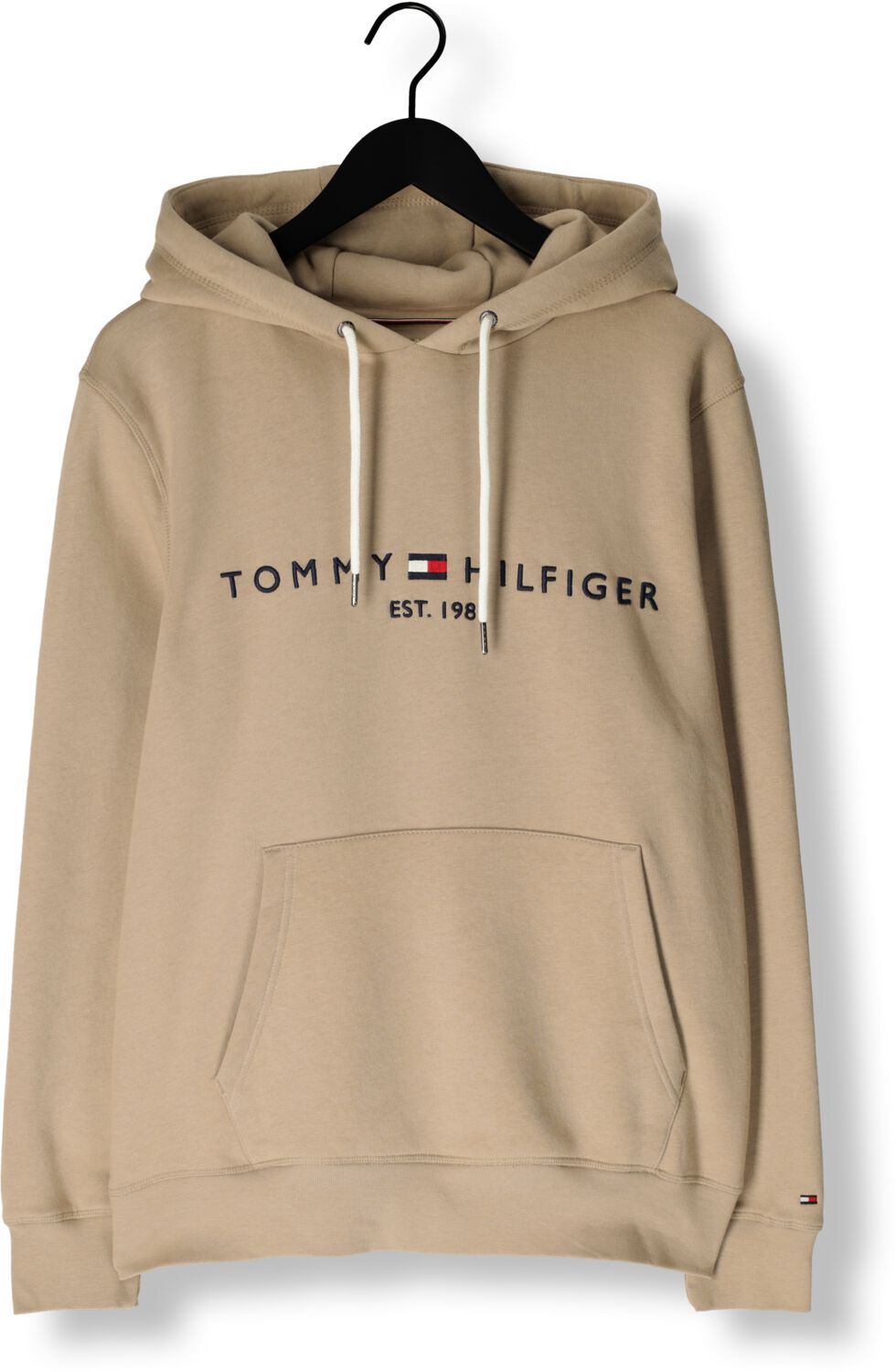TOMMY HILFIGER Heren Truien & Vesten Tommy Logo Hoody Bruin