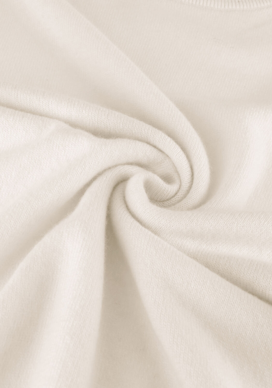 Ecru VANILIA Coltrui SHEER CASHMERE ROLLNECK - large