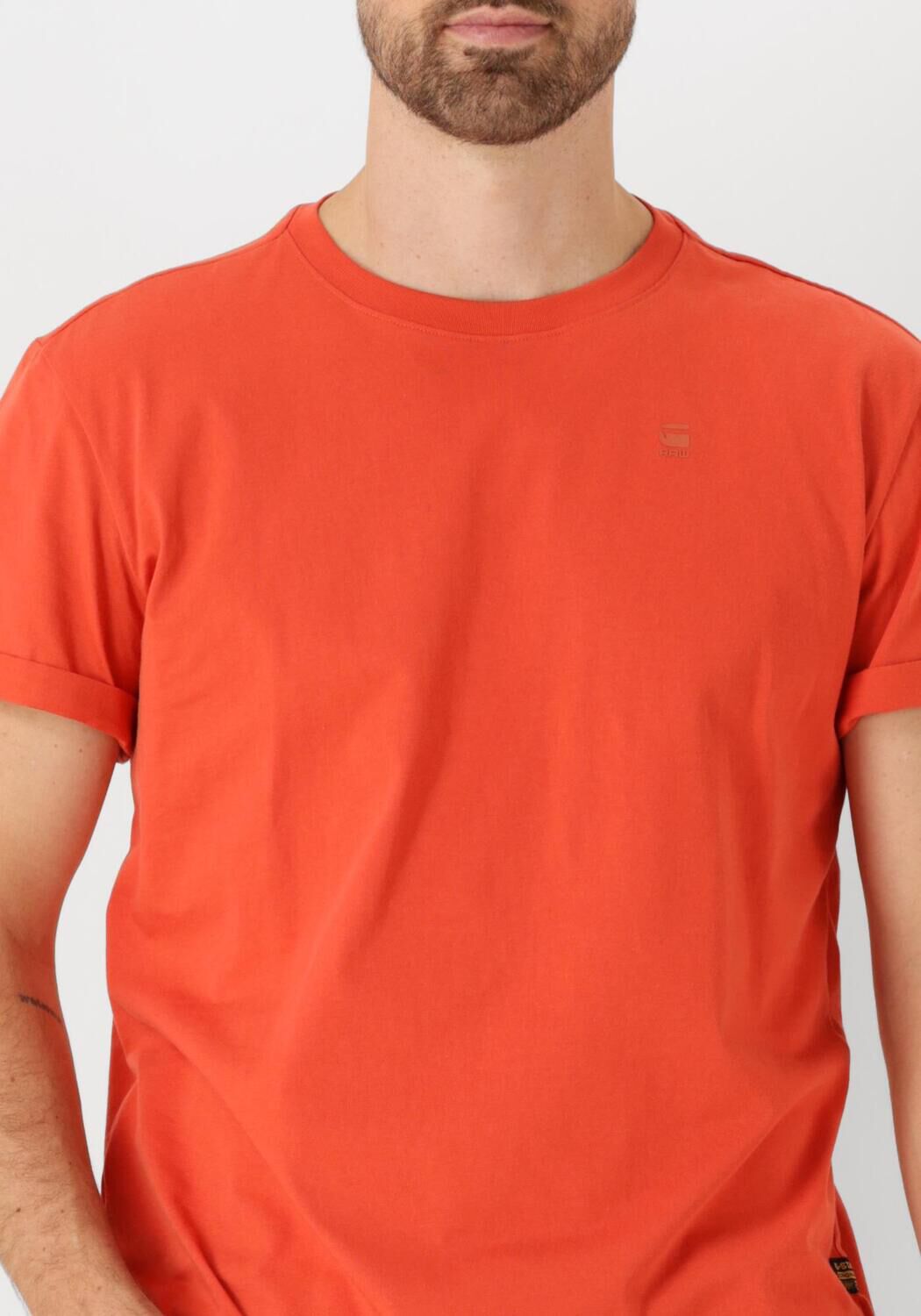 G-STAR RAW Heren Polo's & T-shirts Lash R T S\s Oranje
