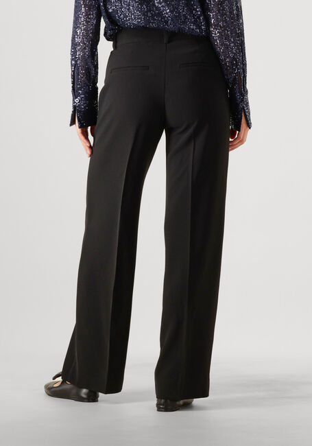 Zwarte SECOND FEMALE Pantalon FIQUE STRAIGHT TROUSERS - large