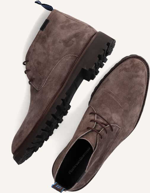 Taupe FLORIS VAN BOMMEL Veterschoenen 20077 Taupe FLORIS VAN BOMMEL Veterschoenen 20077 - large
