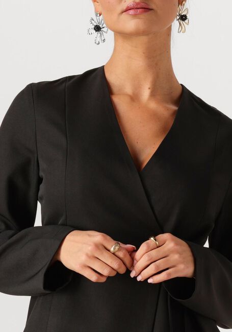 Zwarte NEO NOIR Mini jurk SENDRA EYELET DRESS - large