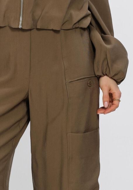 Olijf AAIKO Wijde broek RIVER TEN 545 - large