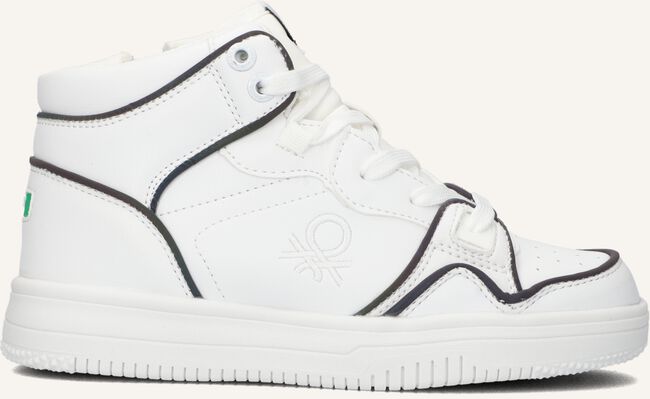 Witte BENETTON Hoge sneakers REFLECTIVE Witte BENETTON Hoge sneakers REFLECTIVE - large