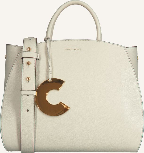 Witte COCCINELLE Handtas CONCRETE MEDIUM Witte COCCINELLE Handtas CONCRETE MEDIUM - large