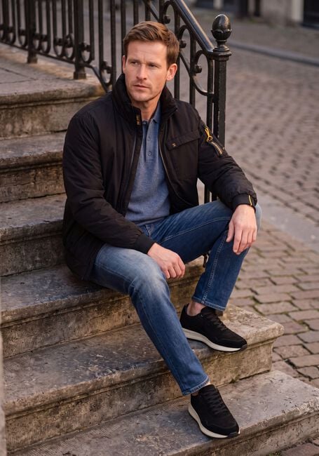 Zwarte PME LEGEND Jack FLIGHT JACKET HAVIL-SKY MACH 6 - large