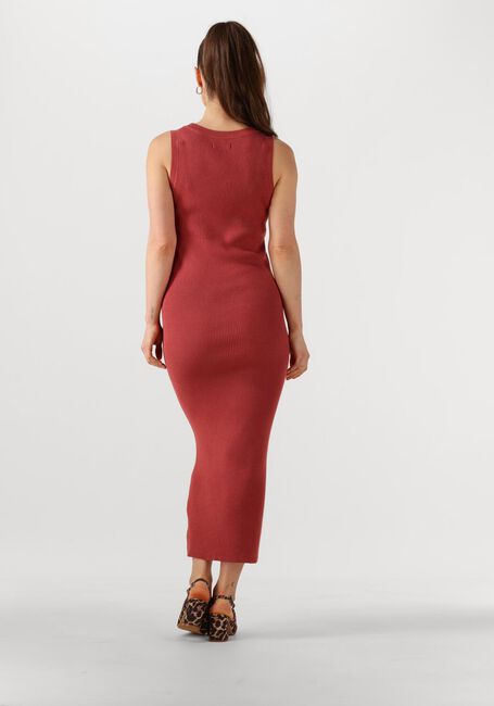 Rode YDENCE Maxi jurk KNITTED DRESS ARIEL - large
