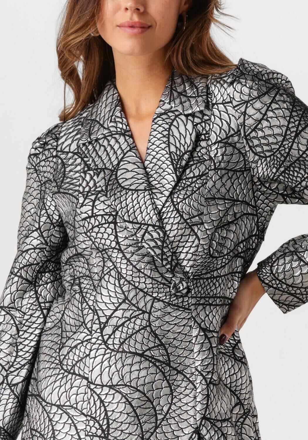 Y.A.S. Dames Jurken Yassisi Ls Blazer Dress Zilver
