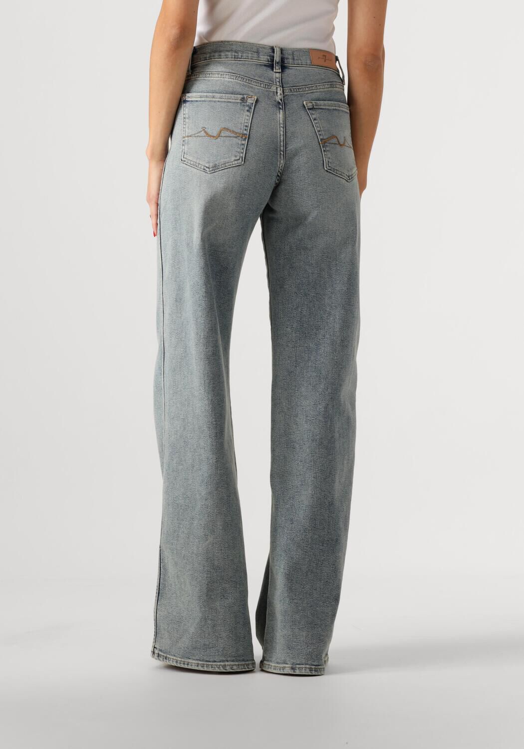 7 FOR ALL MANKIND Dames Jeans Lotta Amuse Me Lichtblauw