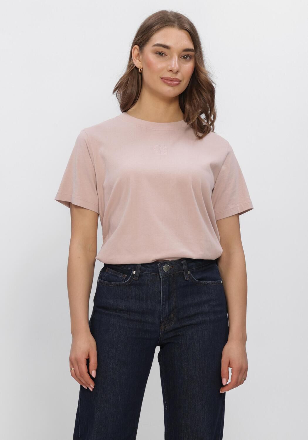 Lichtroze MY ESSENTIAL WARDROBE T-shirt SEATTLEMW LOGO EMB. TEE - large