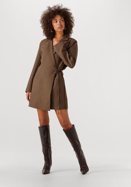Bruine YDENCE Mini jurk DRESS APRIL - large