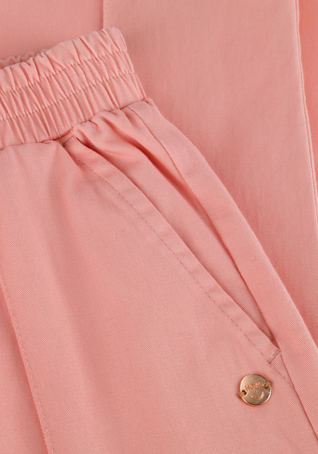 Roze NONO Wijde broek SAYLA STRETC TWILL PANTS - large