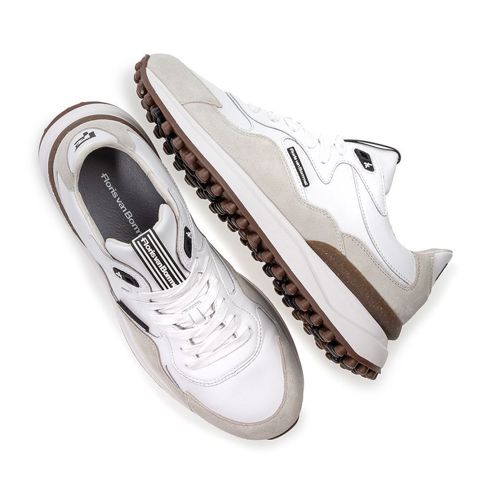 Witte FLORIS VAN BOMMEL Lage sneakers Noppi 50.00 - medium