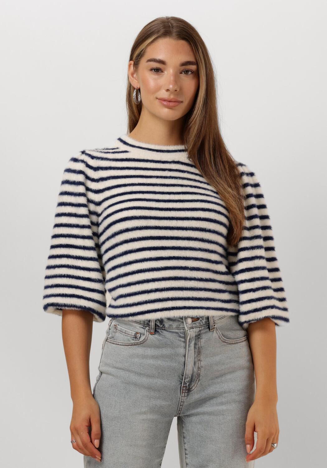 CATWALK JUNKIE Dames Truien & Vesten Puffy Sleeve Knit Donkerblauw