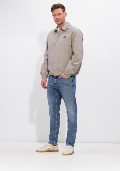 Gebroken wit TOMMY JEANS Trui TJM SLIM ESSENTIAL POLO SWTR EXT - large