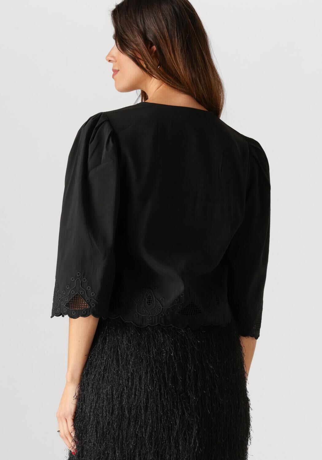 COPENHAGEN MUSE Dames Blouses Madelyn Blouse Zwart