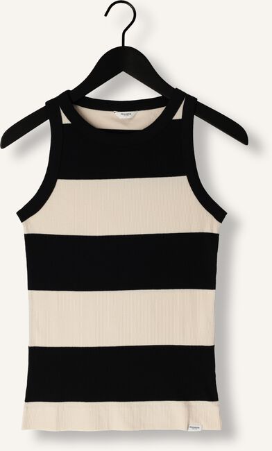 Beige PENN & INK Top SINGLET BIG STRIPE Beige PENN & INK Top SINGLET BIG STRIPE - large