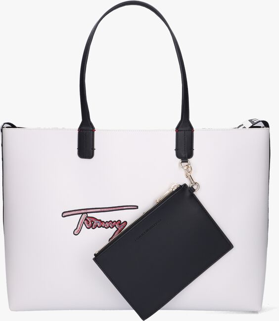 Witte TOMMY HILFIGER Shopper ICONIC TOMMY TOTE SIGNATURE - large