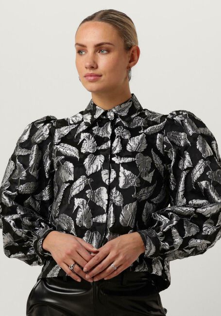 Zilveren SELECTED FEMME Blouses SLFPAULA-ELANI SILVER LEAF JACKET B - large
