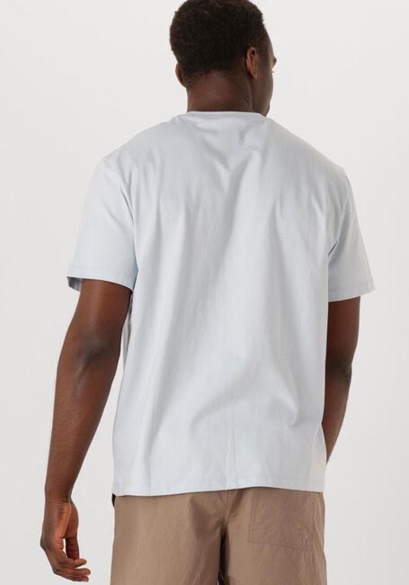 Lichtblauwe CALVIN KLEIN T-shirt SS HERO MONOLOGO TEE 20S - large