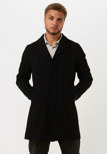Zwarte SELECTED HOMME Mantel HAGEN W COAT B - large