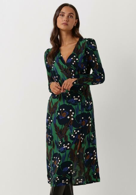 Groene IDANO Midi jurk JOLANDE - large