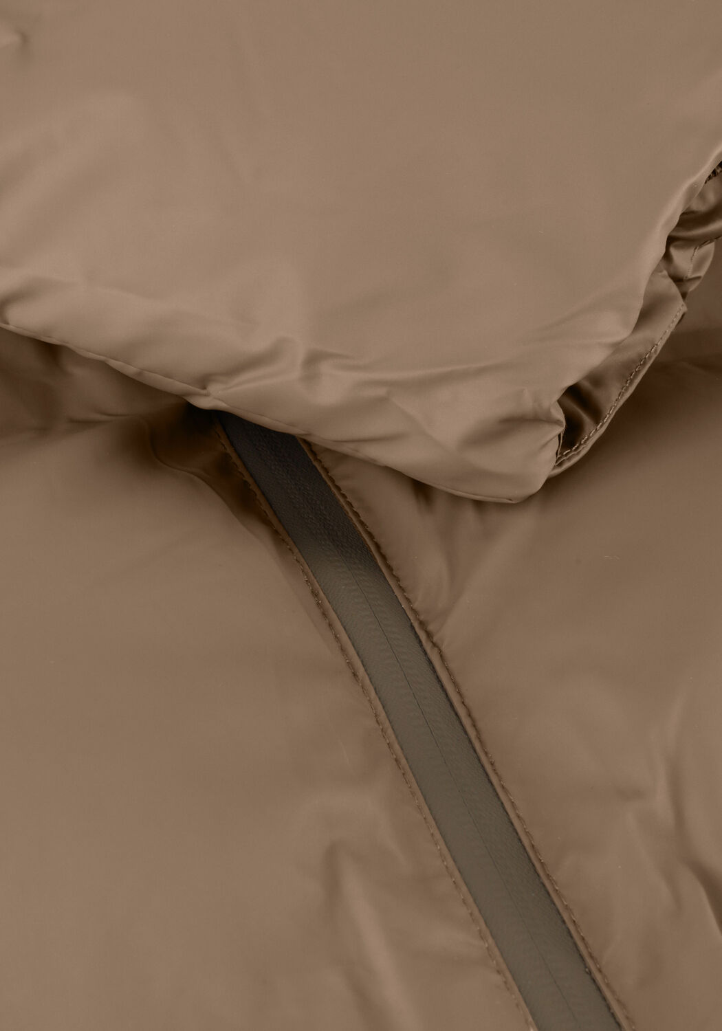 Taupe NEO NOIR Gewatteerde jas VIVIANA C PUFFER JACKET - large