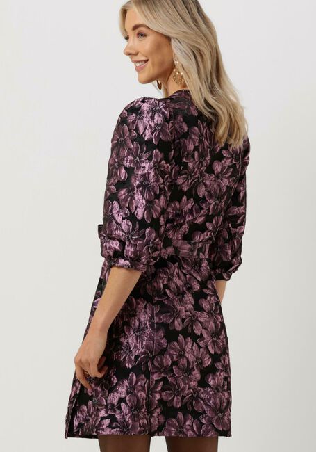 Paarse SELECTED FEMME Mini jurk SLFANJA-SIV 3/4 SHORT DRESS EX - large