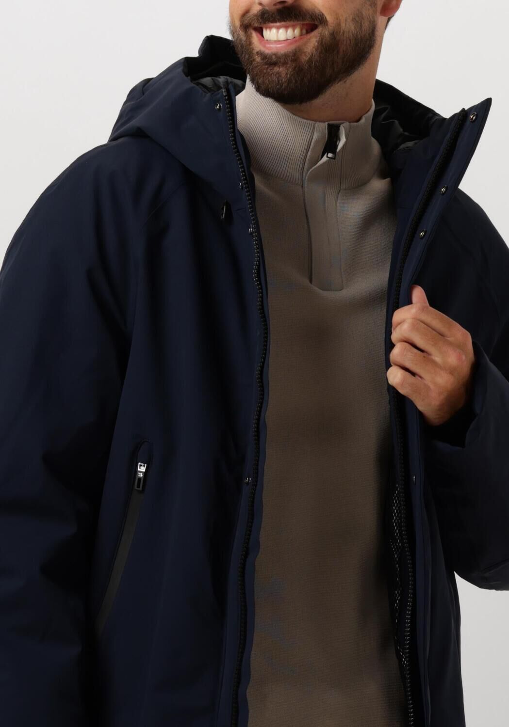 KRAKATAU Heren Jassen Qm483 Donkerblauw