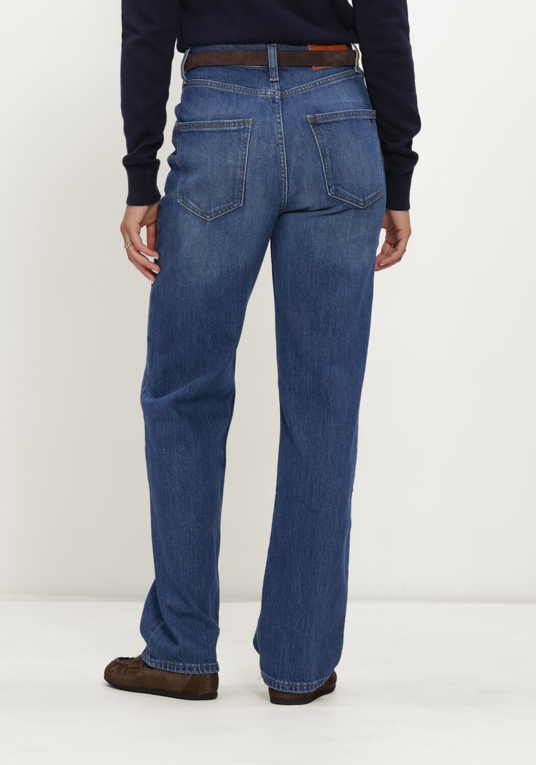 Donkerblauwe TOMMY JEANS Jeans LAYLA HR SLIM STR BI0152 CO - large