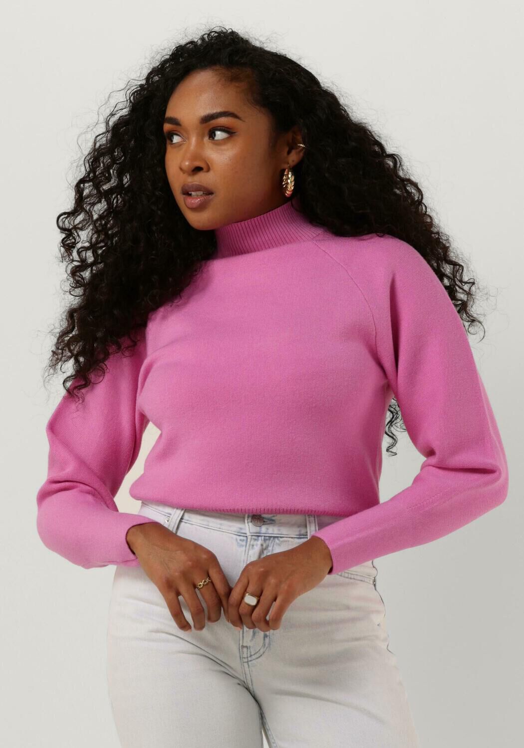 Roze SELECTED FEMME Coltrui SLFMERLE FYRIA LS KNIT HIGHNECK BY