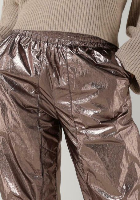 Grijze CO'COUTURE Pantalon TRICE METAL TECH PANT - large