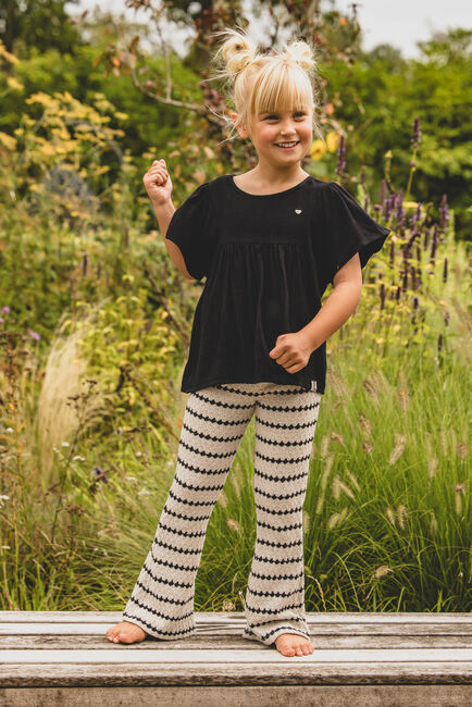 Gebroken wit LOOXS Little Flared broek 2411-7605 - large