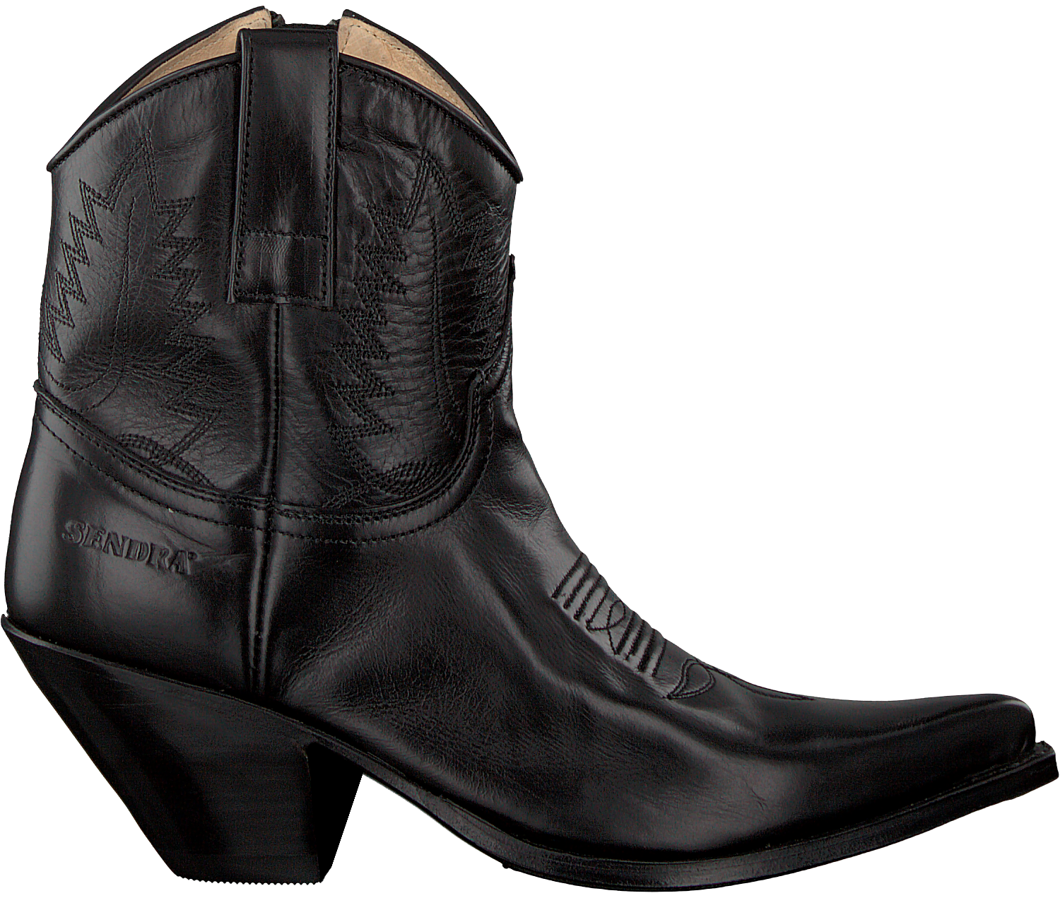 Zwarte SENDRA Cowboylaarzen 10779 | Omoda Zwarte SENDRA Cowboylaarzen 9077 | Omoda
