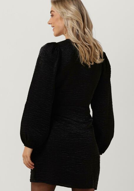Zwarte ENVII Mini jurk ENROBYN LS V-N DRESS 6933 - large
