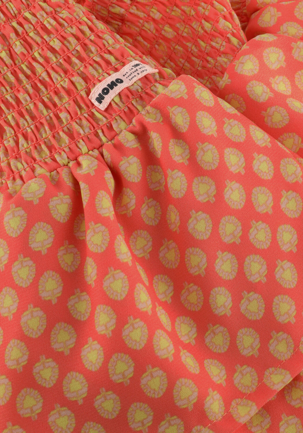 Oranje NONO Minirok NIKA AOP SMOCKET SKIRT - large