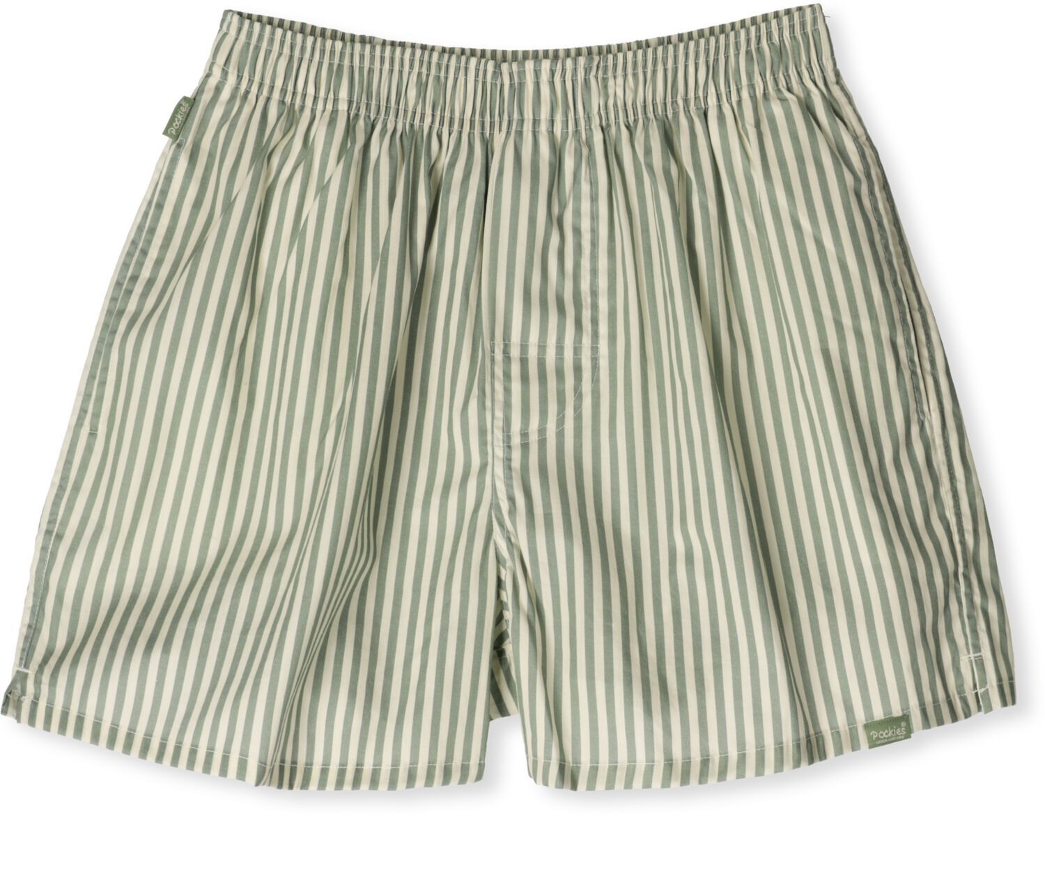 POCKIES Heren Boxershorts Striped Groen