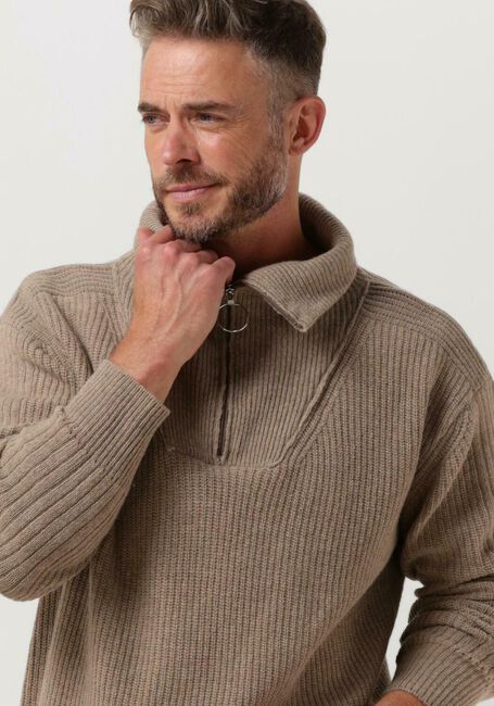 Beige THE GOODPEOPLE Trui KZIP - large