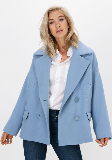 Lichtblauwe SILVIAN HEACH Mantel COAT CAPITAR - large