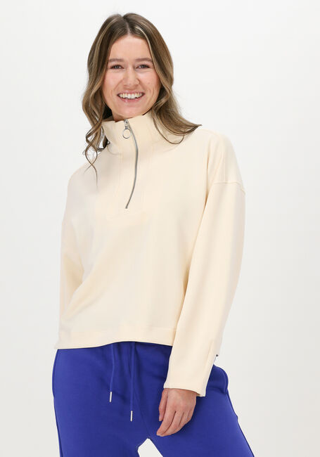 Ecru SCOTCH & SODA Sweater ZIP ANORAK SWEATSHIRT IN TENCE - large